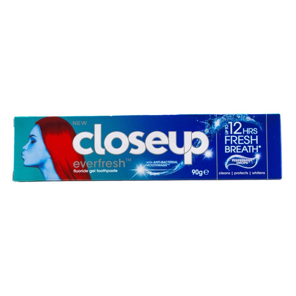 9PK Closeup Everfresh Fluoride Gel Toothpaste 90g - Menthol Paradise