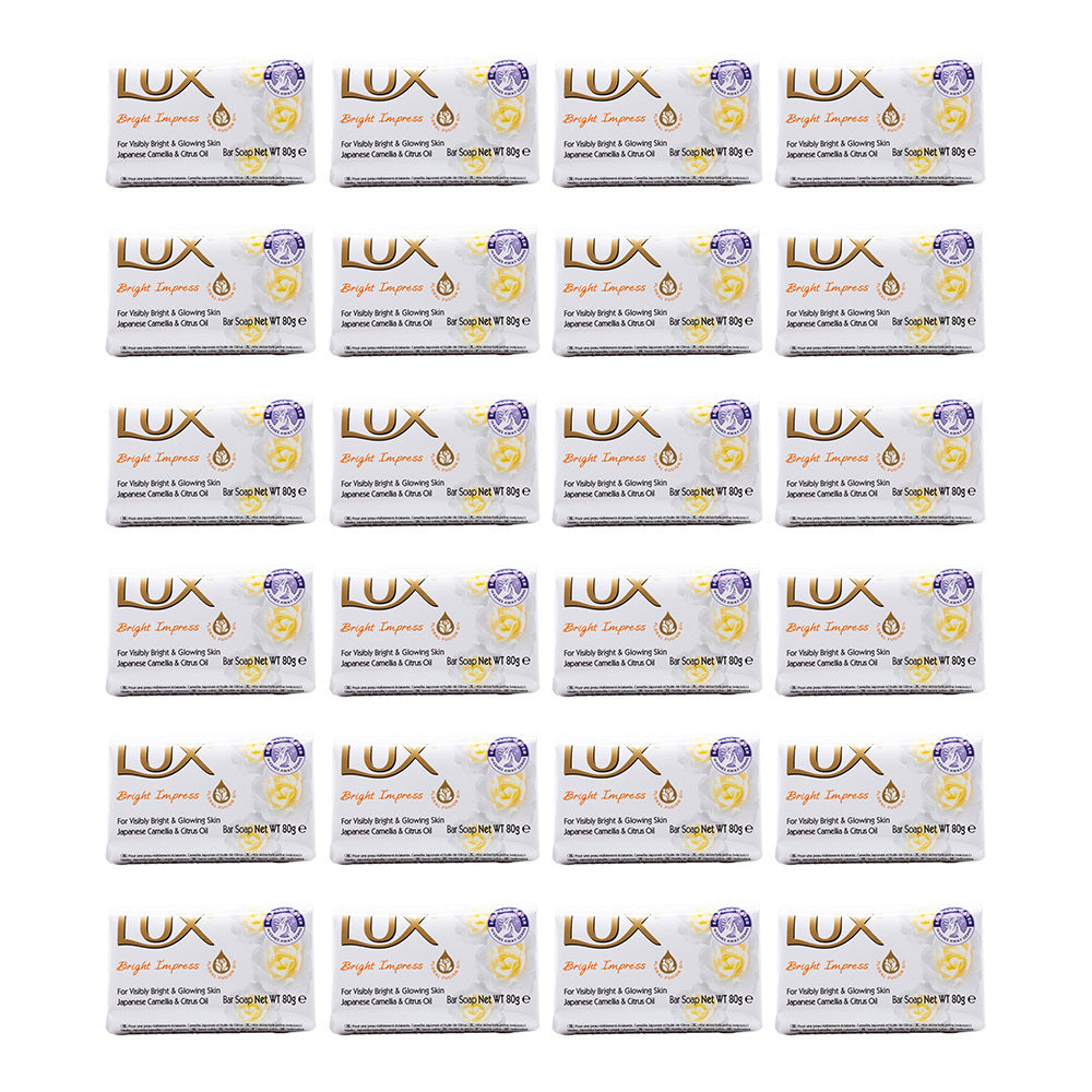 24PK Lux 80g Bar Soap Japanese Camellia & Citrus Oil - Bright Impress