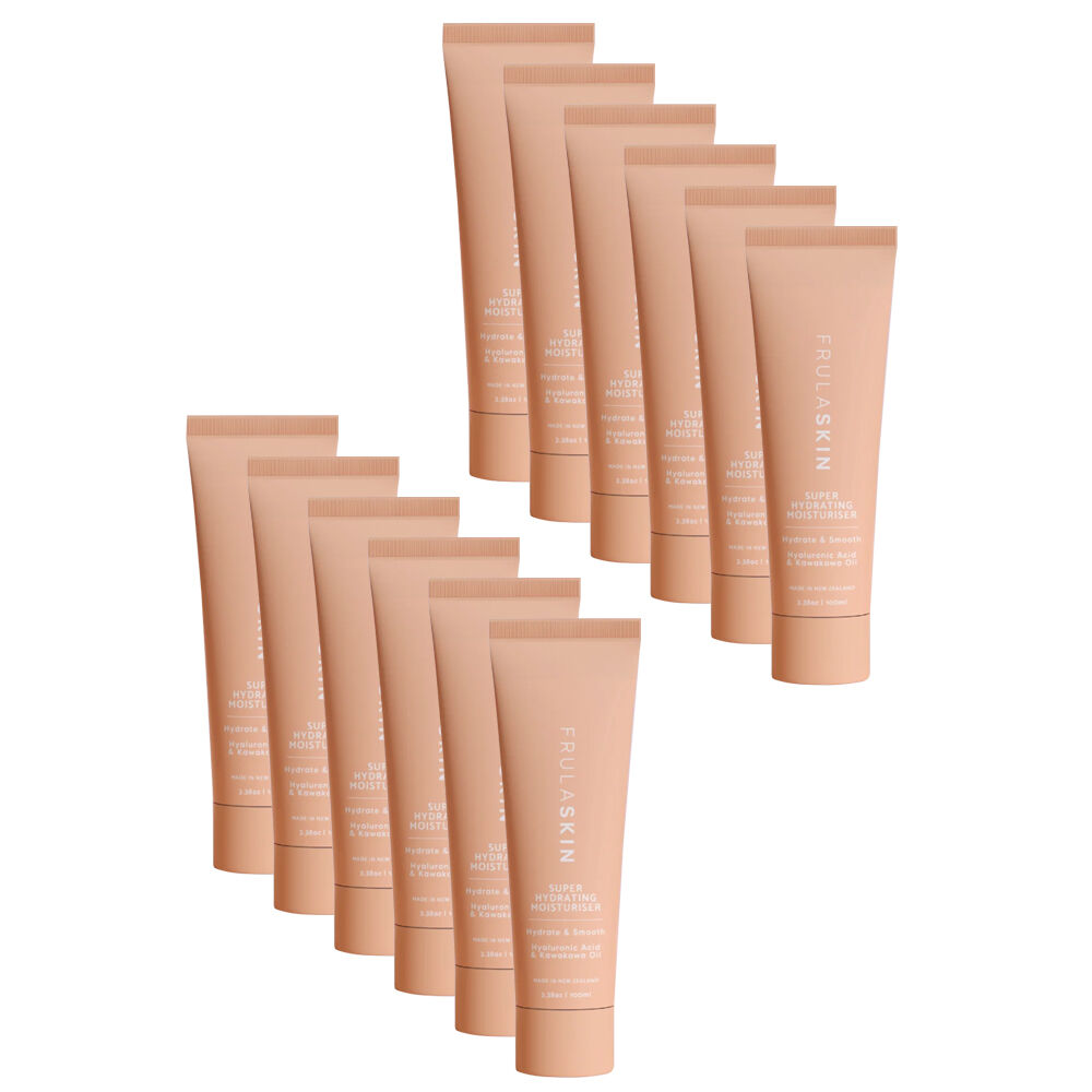 12PK Frula Skin Hydrating Moisturiser 100ml - Hyaluronic Acid & Kawakawa Oil