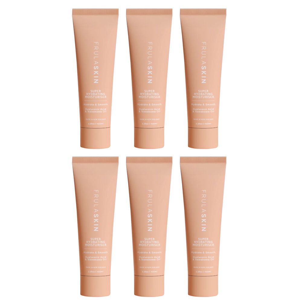 6PK Frula Skin Hydrating Moisturiser 100ml - Hyaluronic Acid & Kawakawa Oil
