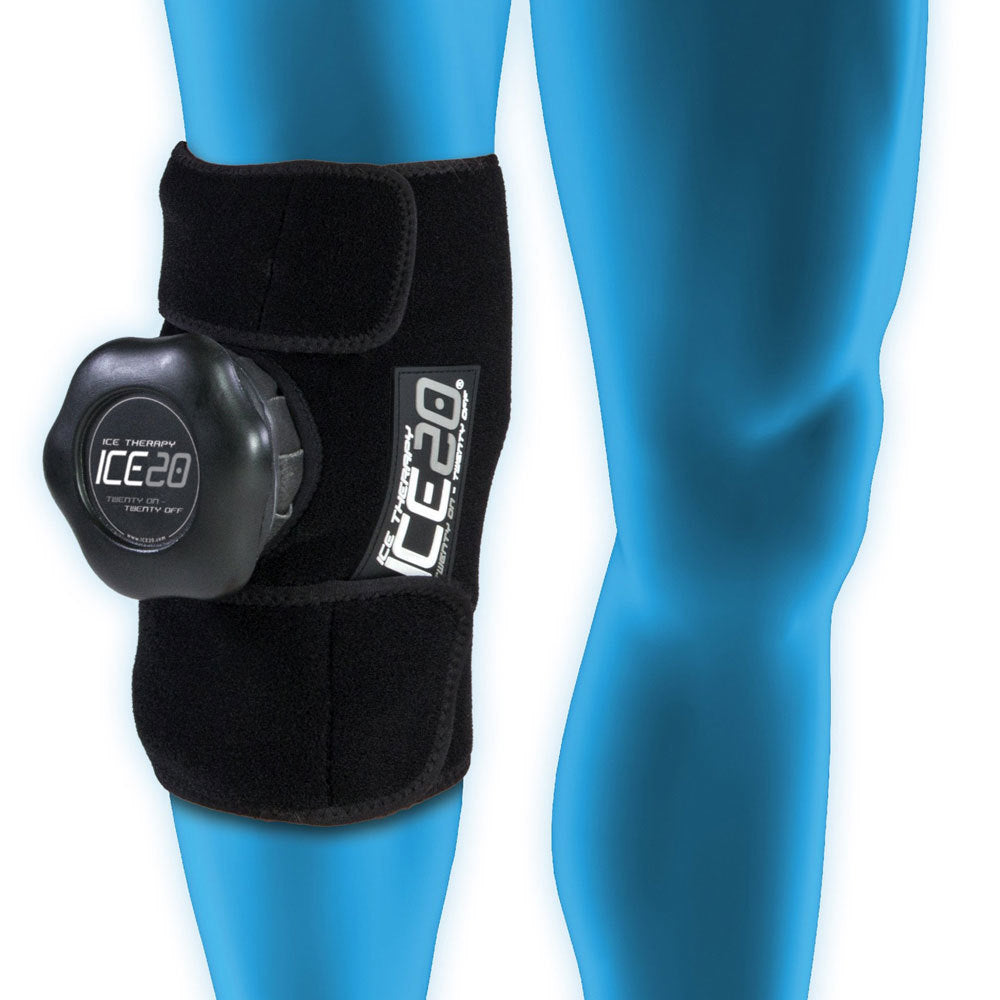 Ice20 Therapy Ice Compression Single Knee w/ 11" Ice Bag