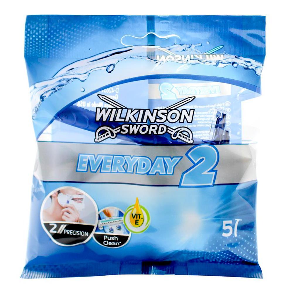 25pc Wilkinson Sword Razors Everyday 2 Blades Shaver Blue