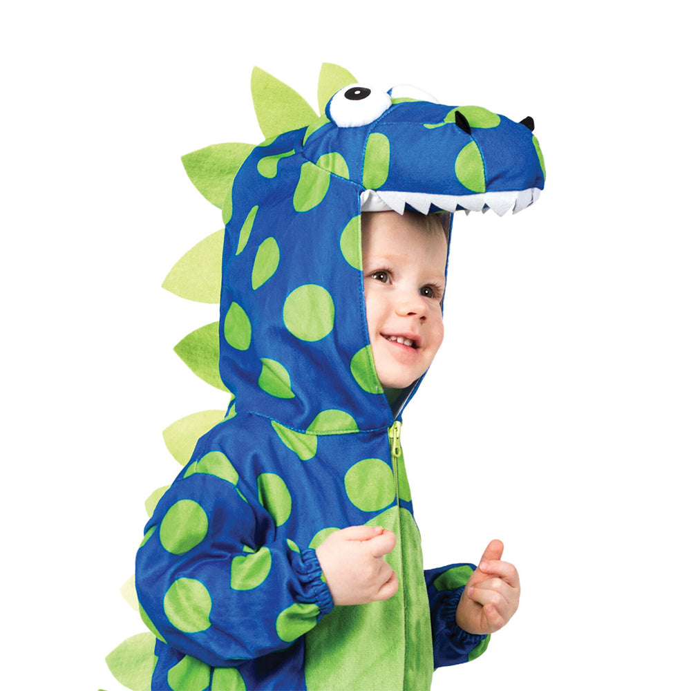Doug The Dino Dinosaur Jumpsuit Costume Children/Kids Size S/3-4y