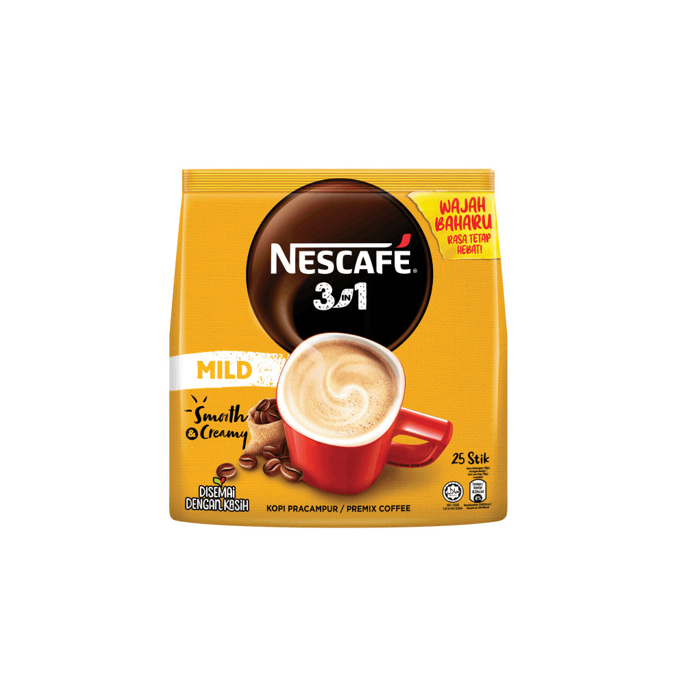 100pc Nescafe 3-in-1 Sticks Coffee Drink Mix 450g Mild
