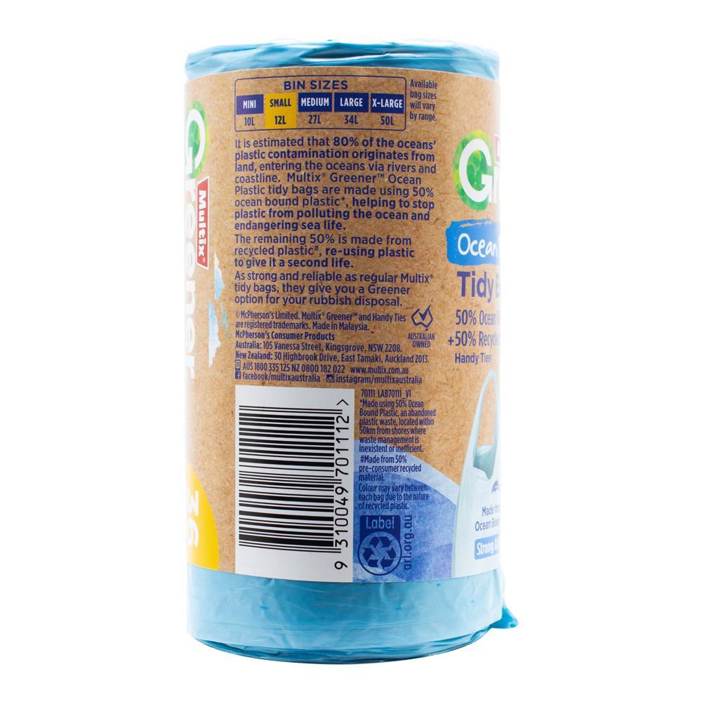 324pc Multix Greener 12L Tidy Bags Ocean Plastic - Small