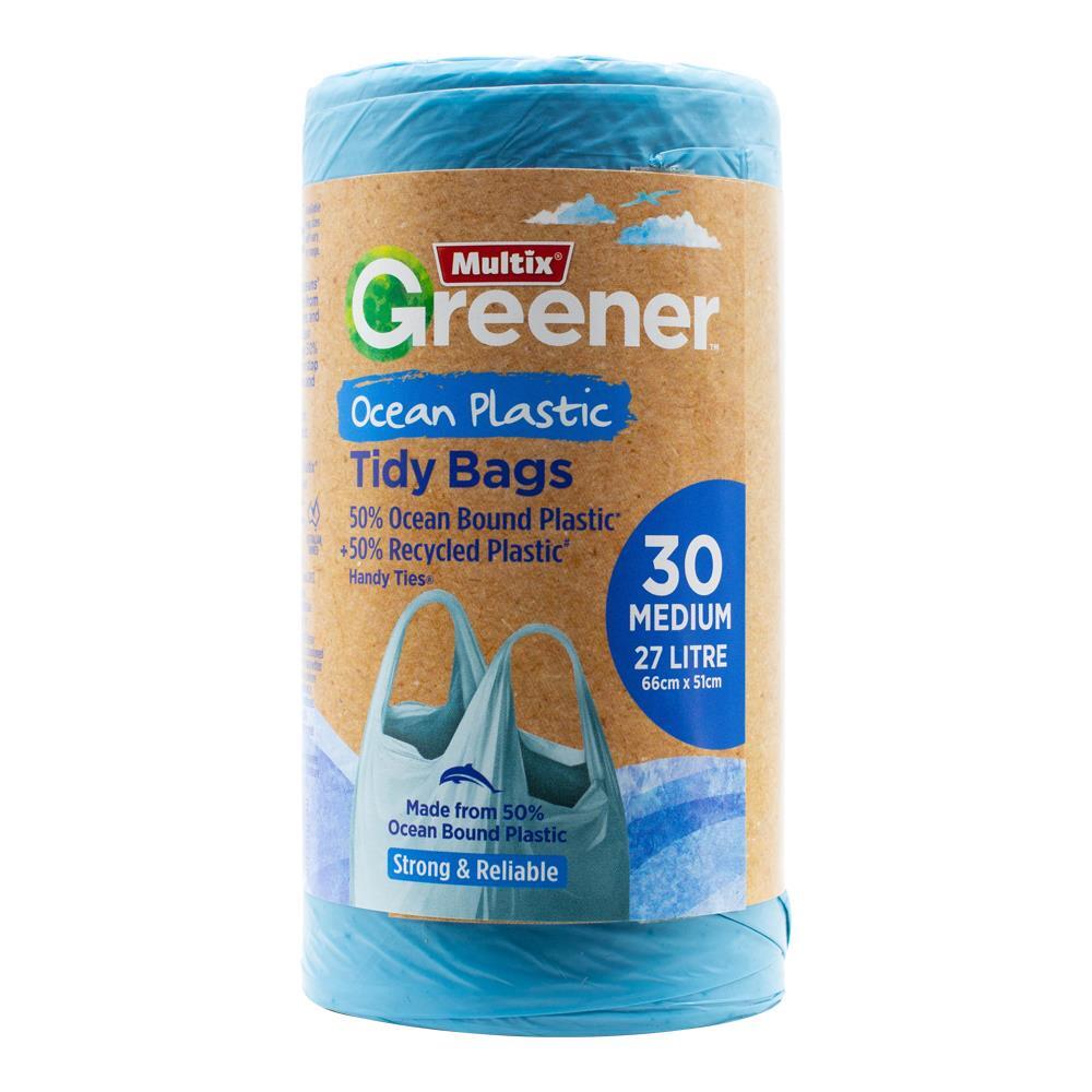 270pc Multix Greener 27L Tidy Bags Ocean Plastic Medium