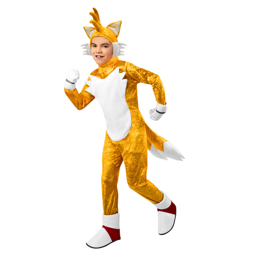 Sonic the Hedgehog Tails Deluxe Boys Dress Up Costume - Size L