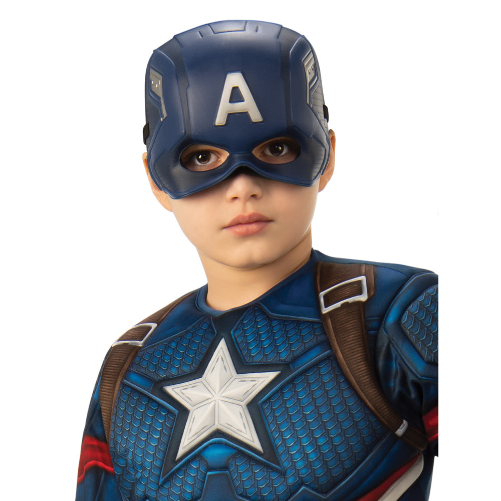 3pc Marvel Size Captain America Premium Kids Costume Set