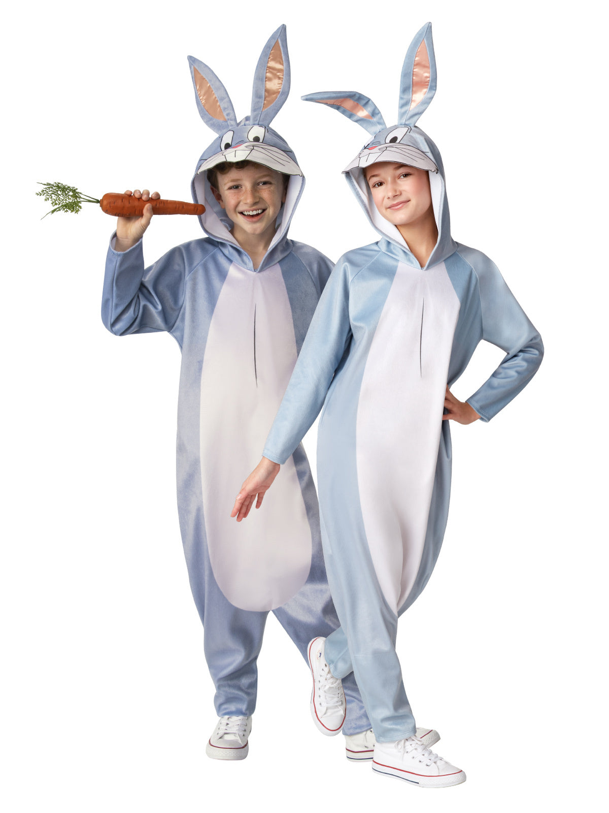Bugs Bunny Kids Unisex Jumpsuit Dress Up Costume - Size S-M