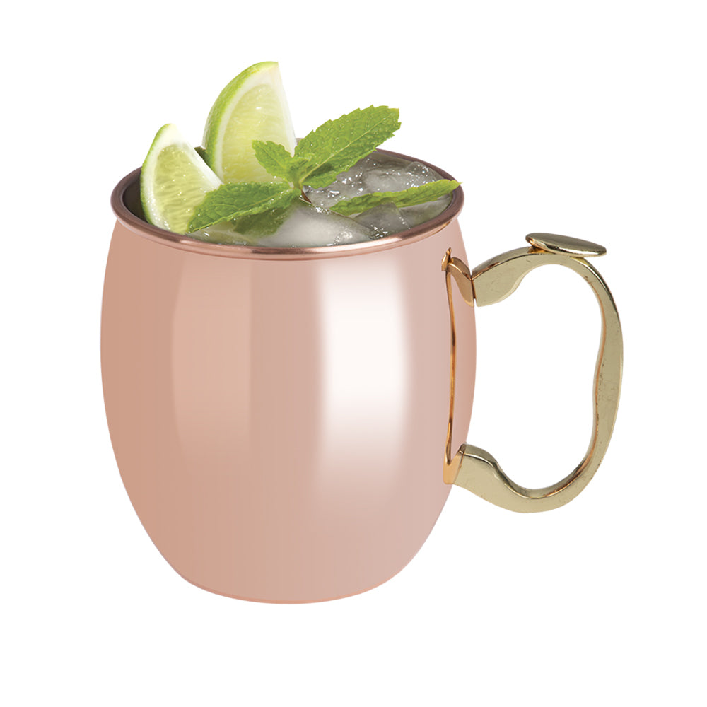 2PK Bartender Copper Plated Moscow Mule Cocktail Mug 530ml