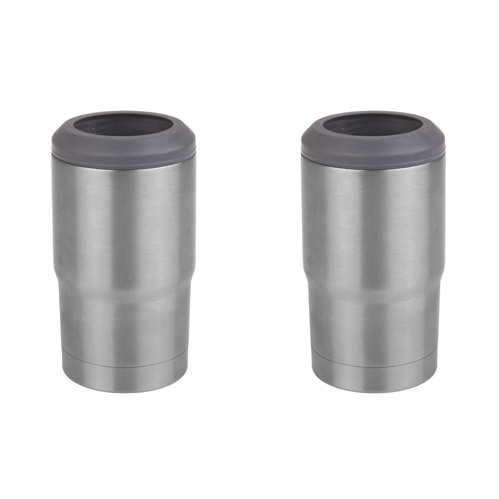 2PK Bartender Stainless Steel Vacuum Insulated Ultimate Beer Cooler Silver