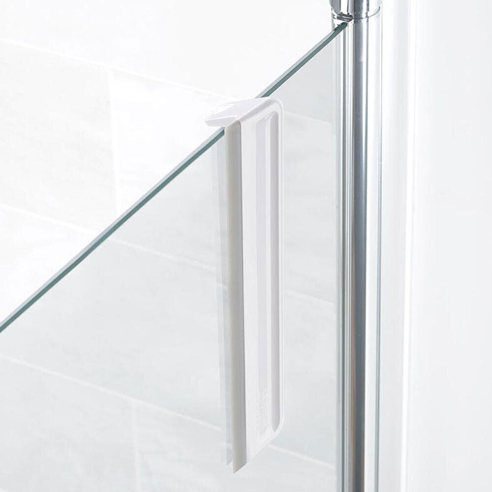 2PK Joseph Joseph EasyStore Compact Shower Squeegee w/ Hanging Hook - Grey/White