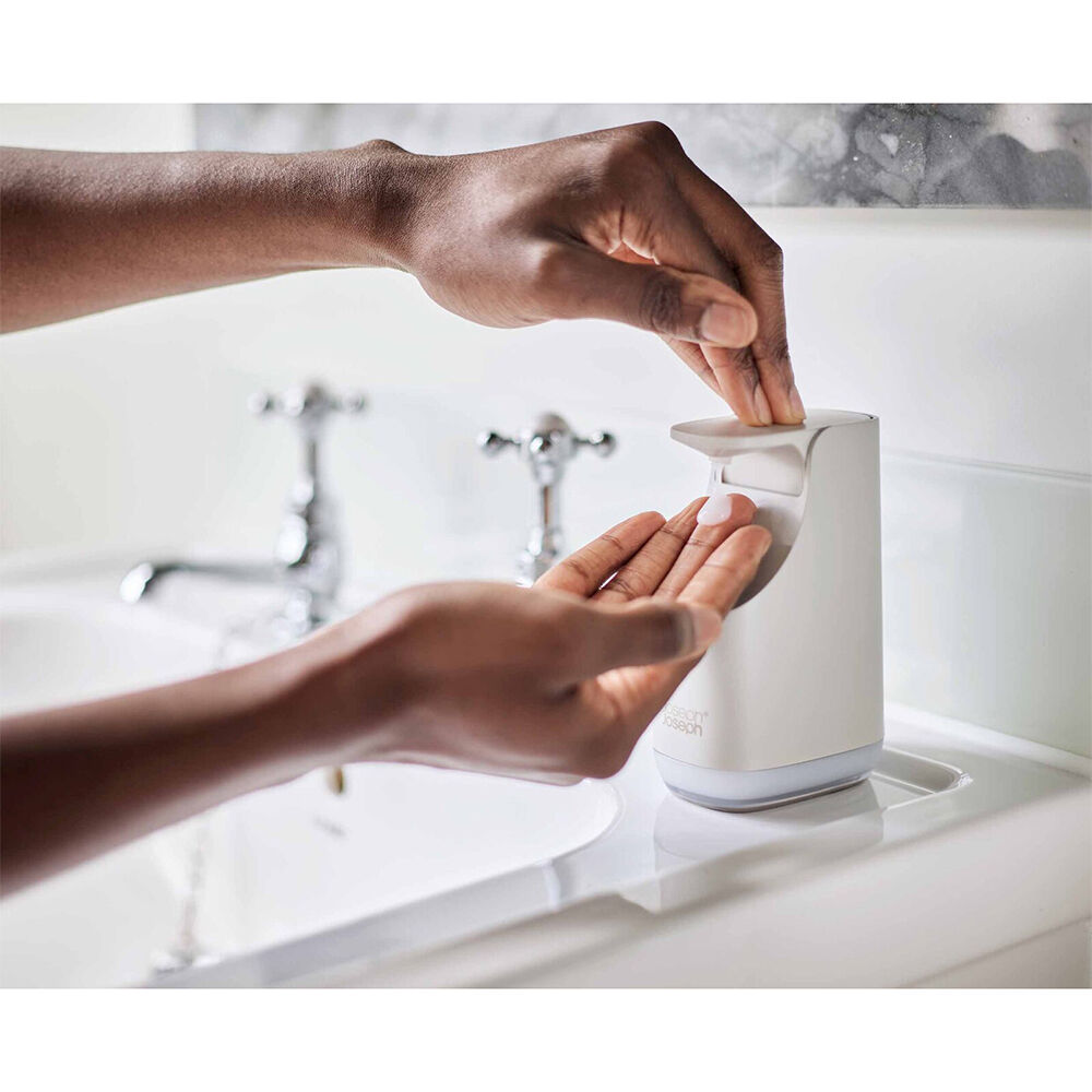 2PK Joseph & Joseph 350ml/14cm Slim Compact Soap Pump - Ecru