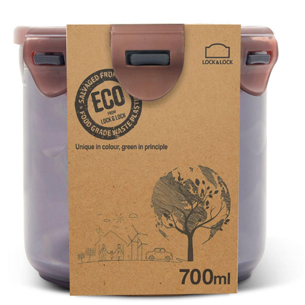 3PK LocknLock 700ml Eco Round Airtight Food Container Set - Tall