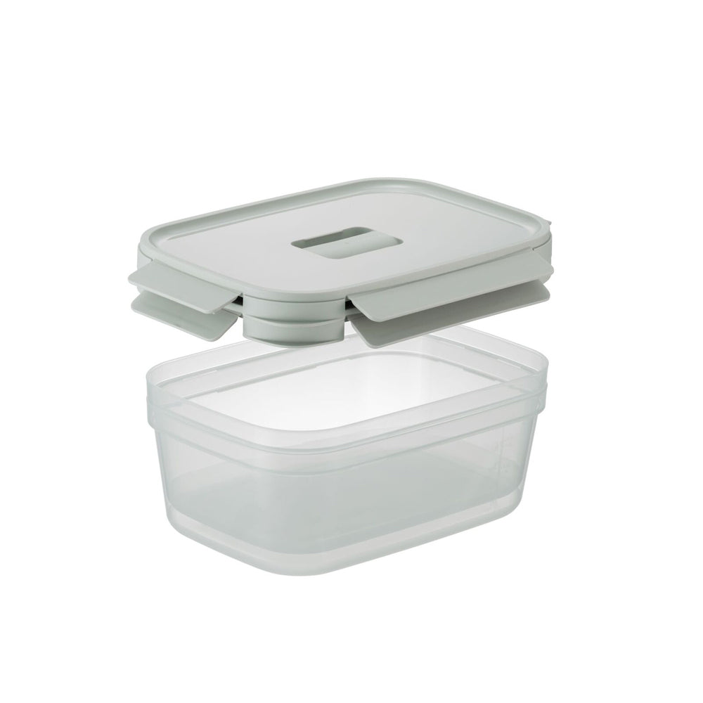 2x 2pc LocknLock Nestopia Rectangular 1.6L/23cm Container Set - Clear/Green