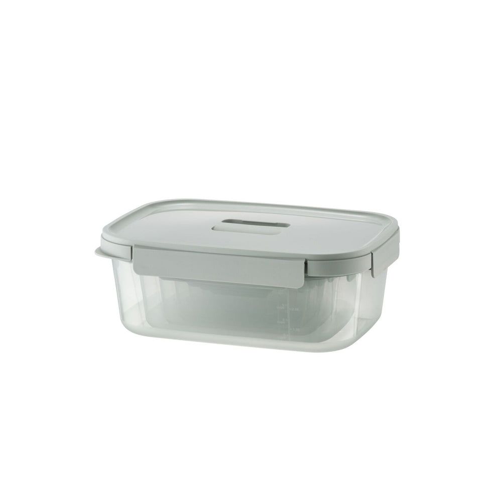 2x 3pc LocknLock Nestopia 500ml/2.7L Rectangular Container Set - Clear/Green