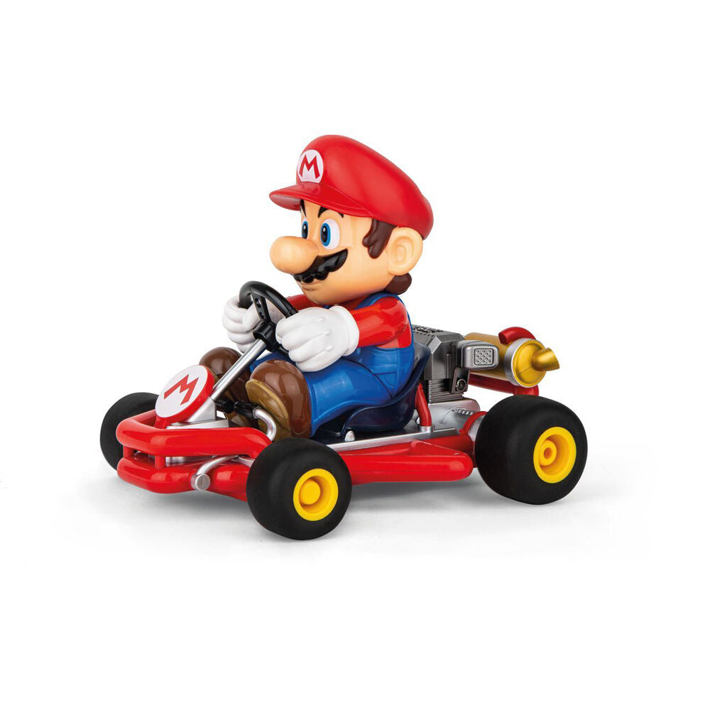 Carrera Mario-Kart Pipe Kart - 2.4 GHz & USB Remote Control Kids Toy 1:18 Mario