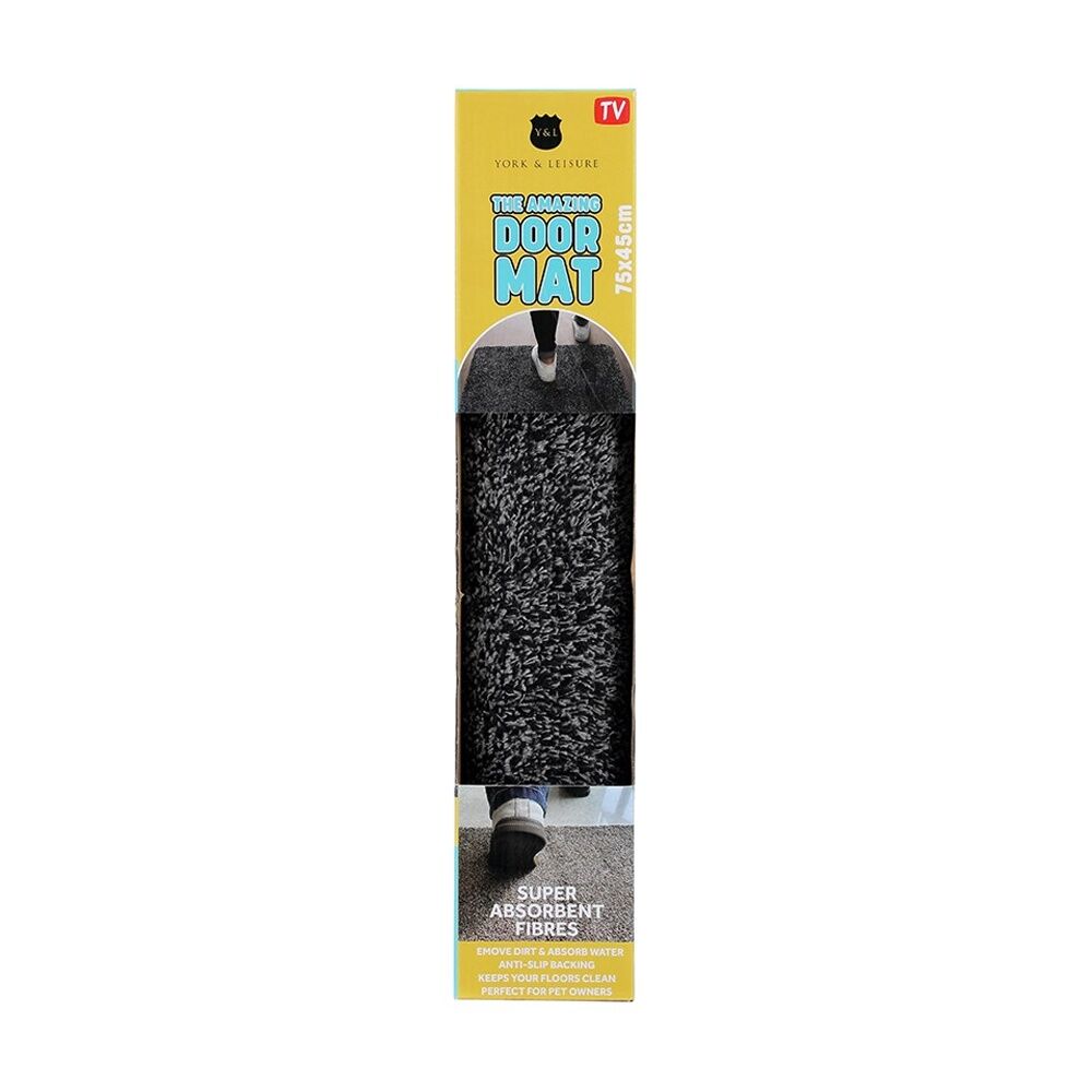 4PK Boxsweden The Amazing Door Mat 75x45cm Removes Dirt & Absorb Water Assorted