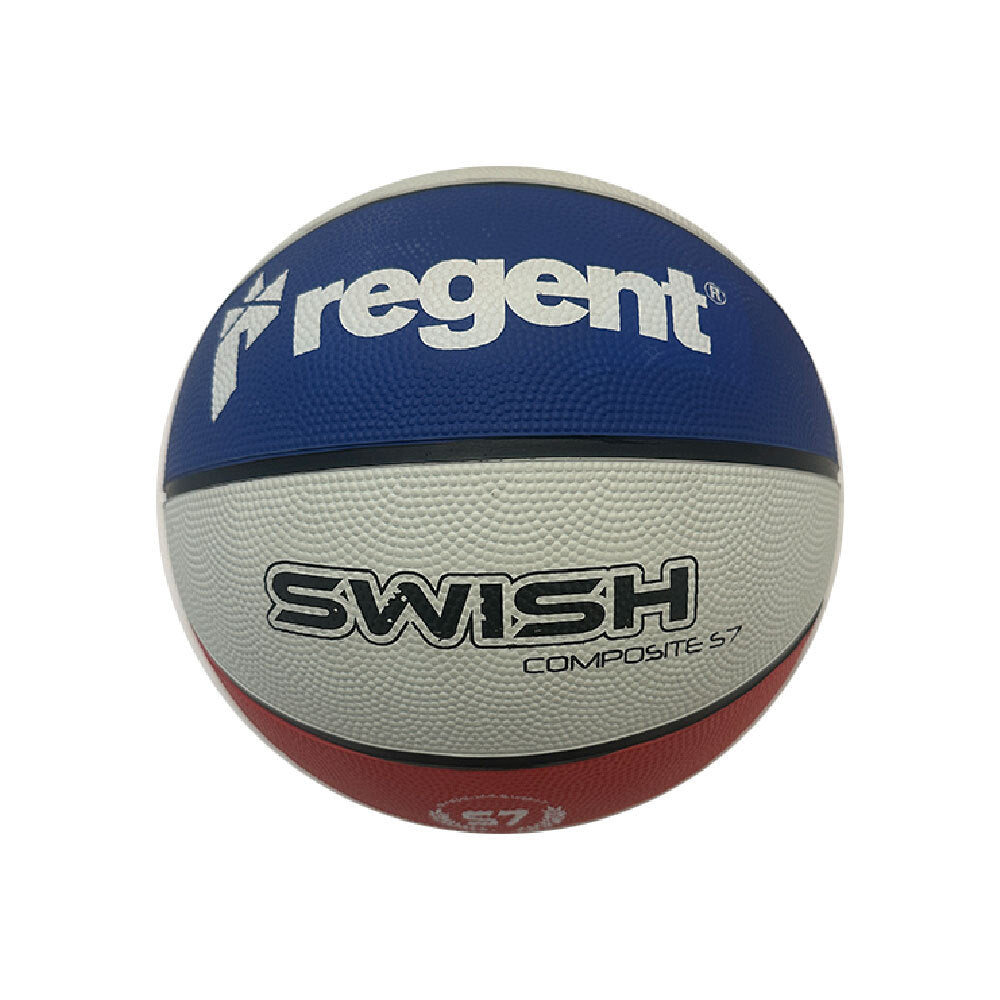 2PK Regent Swish Basketball Indoor/Outdoor Kids Toy Size 7 Red/White/Blue