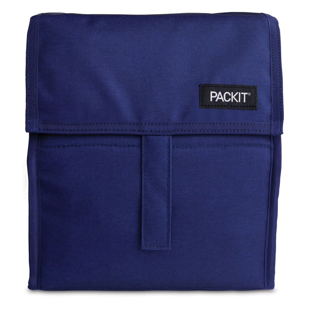PackIt Freezable Polycanvas Lunch Bag Storage 29.5cm - True Blue