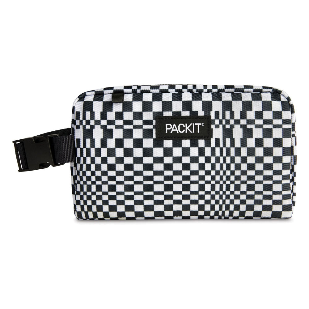 2PK PackIt Freezable Polycanvas Snack Box Bag 23cm - Checked Out