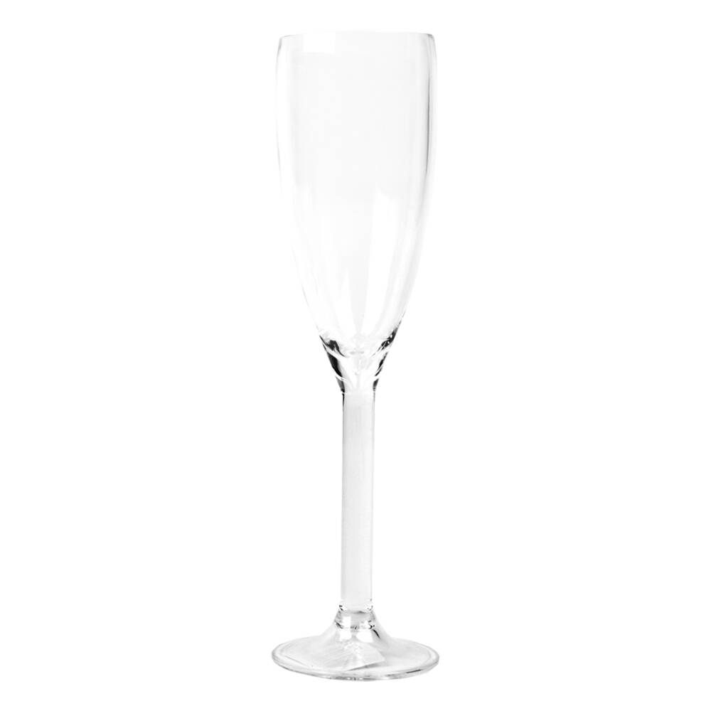 6PK Impact 160ml Champagne Flute Cup Polycarbonate - Clear