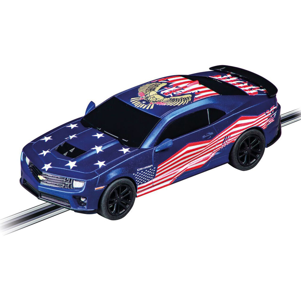 Carrera Street Legends USA Racers Slot Car Race Track Set Kids Toy 4.9m