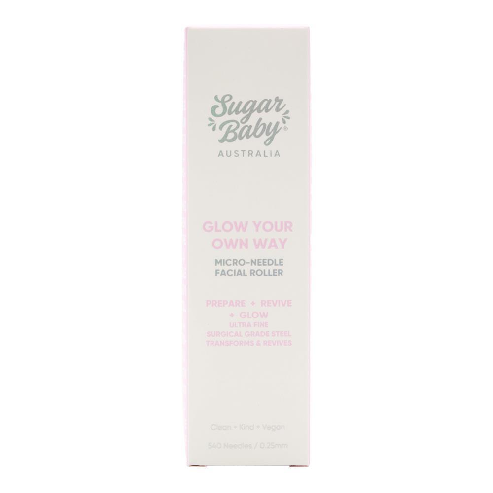 6PK Sugar Baby Glow Your Own Way Micro Needle Facial Roller Silver