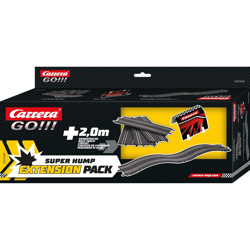 Carrera Super Hump Extension Pack - Set & 4 Straight Track 4.5x39x15.5cm