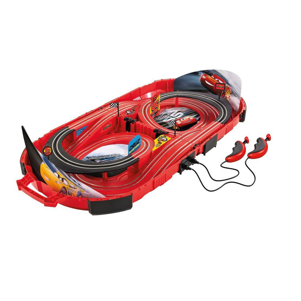 Carrera Disney Pixar - Cars in Carry Case Slot Car Toy Race Track Set Kids