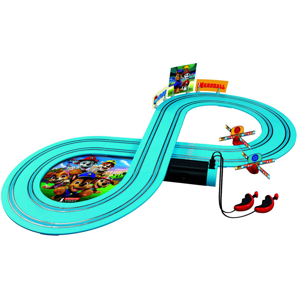 Carrera First Paw Patrol - On the Track Slot Car Racing Kids Toy 2.4m