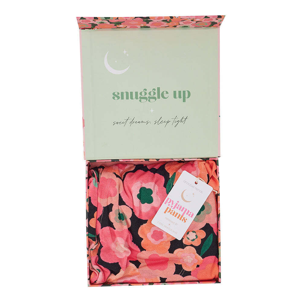 Annabel Trends Pyjama Pants Women's Bottom Sleepwear - Midnight Blooms