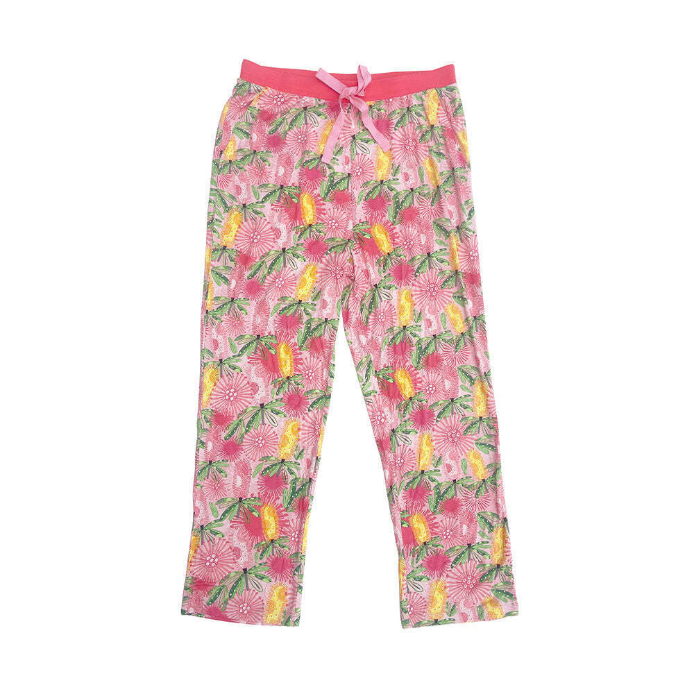 Annabel Trends Pyjama Pants Women's Bottom Sleepwear - Pink Banksia