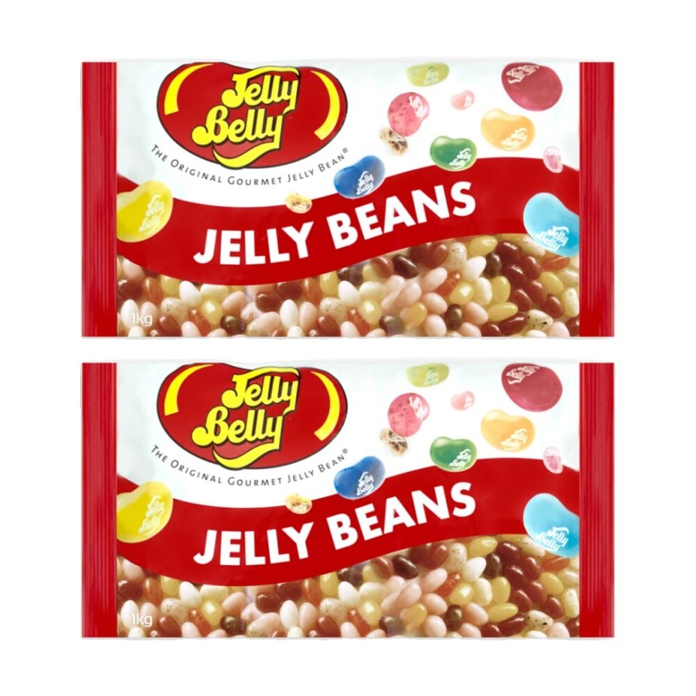 2PK Jelly Belly 1KG Bag American Classics Flavoured Confectionery Lollies