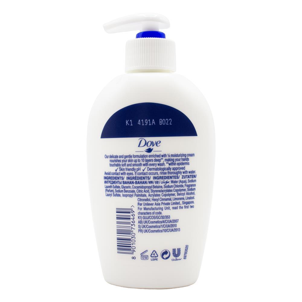 6PK Dove 250ml Deeply Nourishing Liquid Hand Wash Soap for Soft Skin