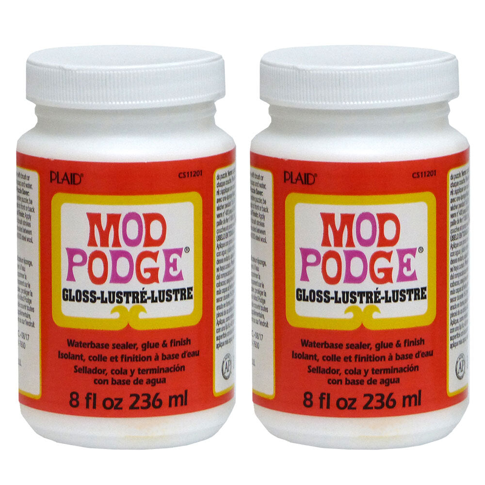 2x Mod Podge All-In-One 236ml Gloss Glue/Sealer/Finish