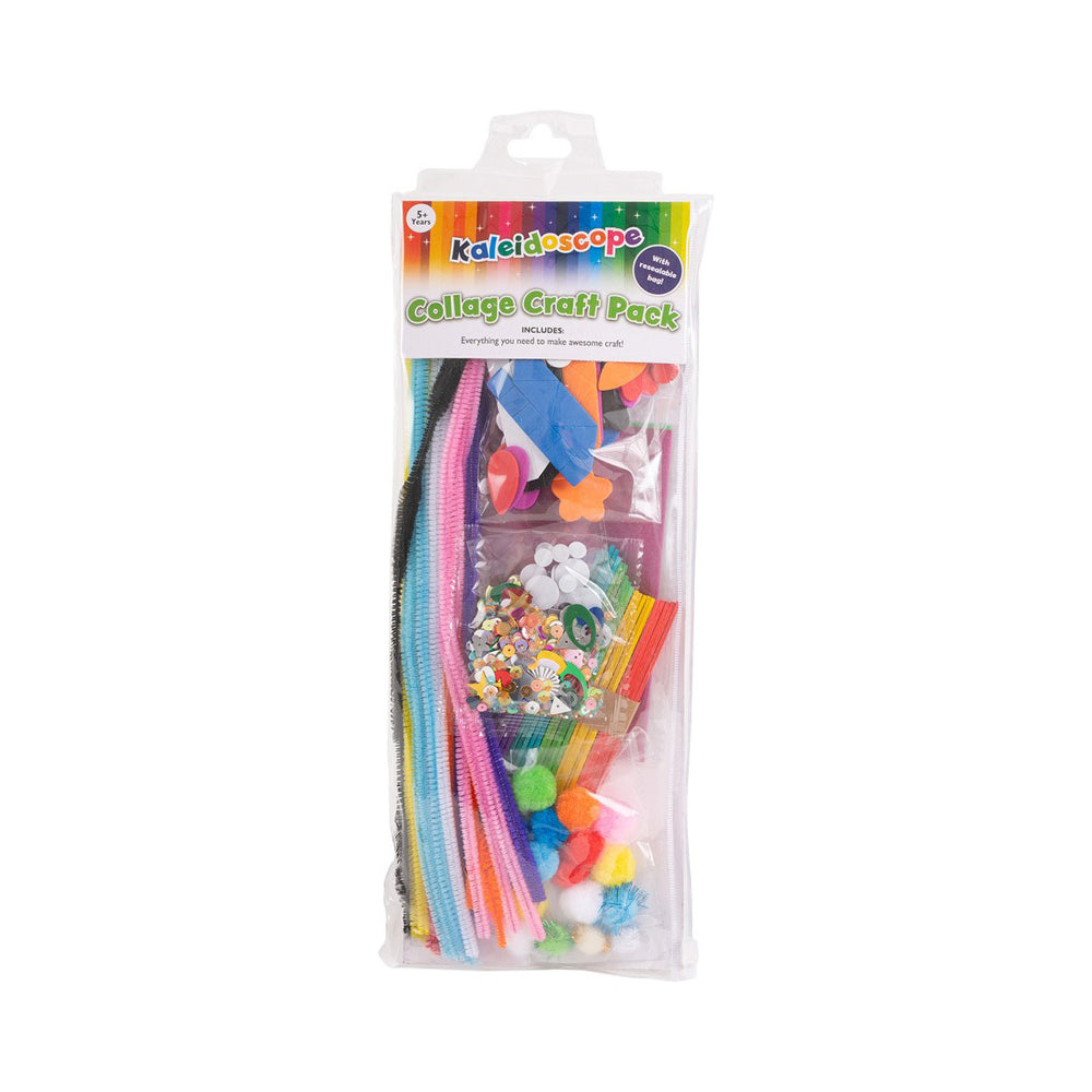 4PK Kaleidoscope Collage Craft Pack Kids/Children Art Kit 5y+