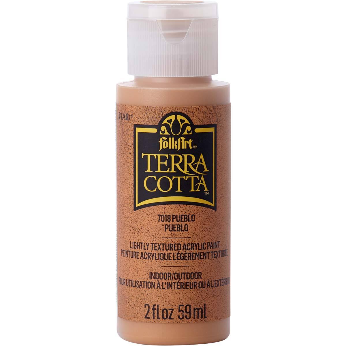 3PK Plaid FolkArt Terra Cotta 59ml Acrylic Paint - Pueblo