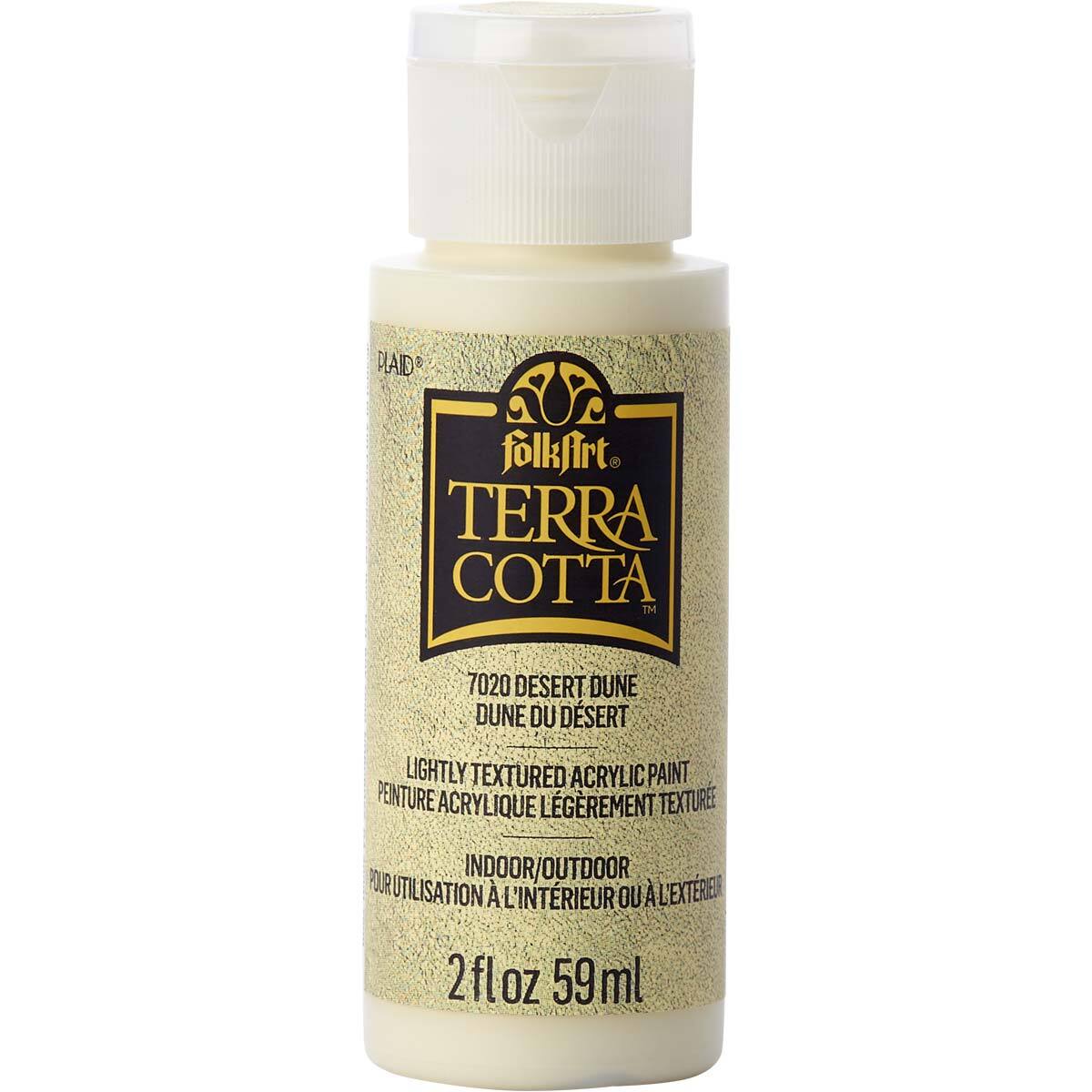 3PK Plaid FolkArt Terra Cotta 59ml Acrylic Paint - Desert Dune