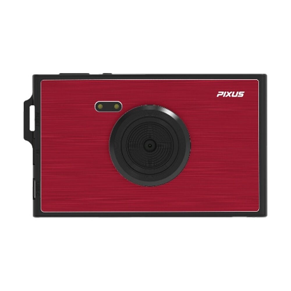 FireFly Pixus Slim Digital Compact Camera Portable Stylish - Red Metallic
