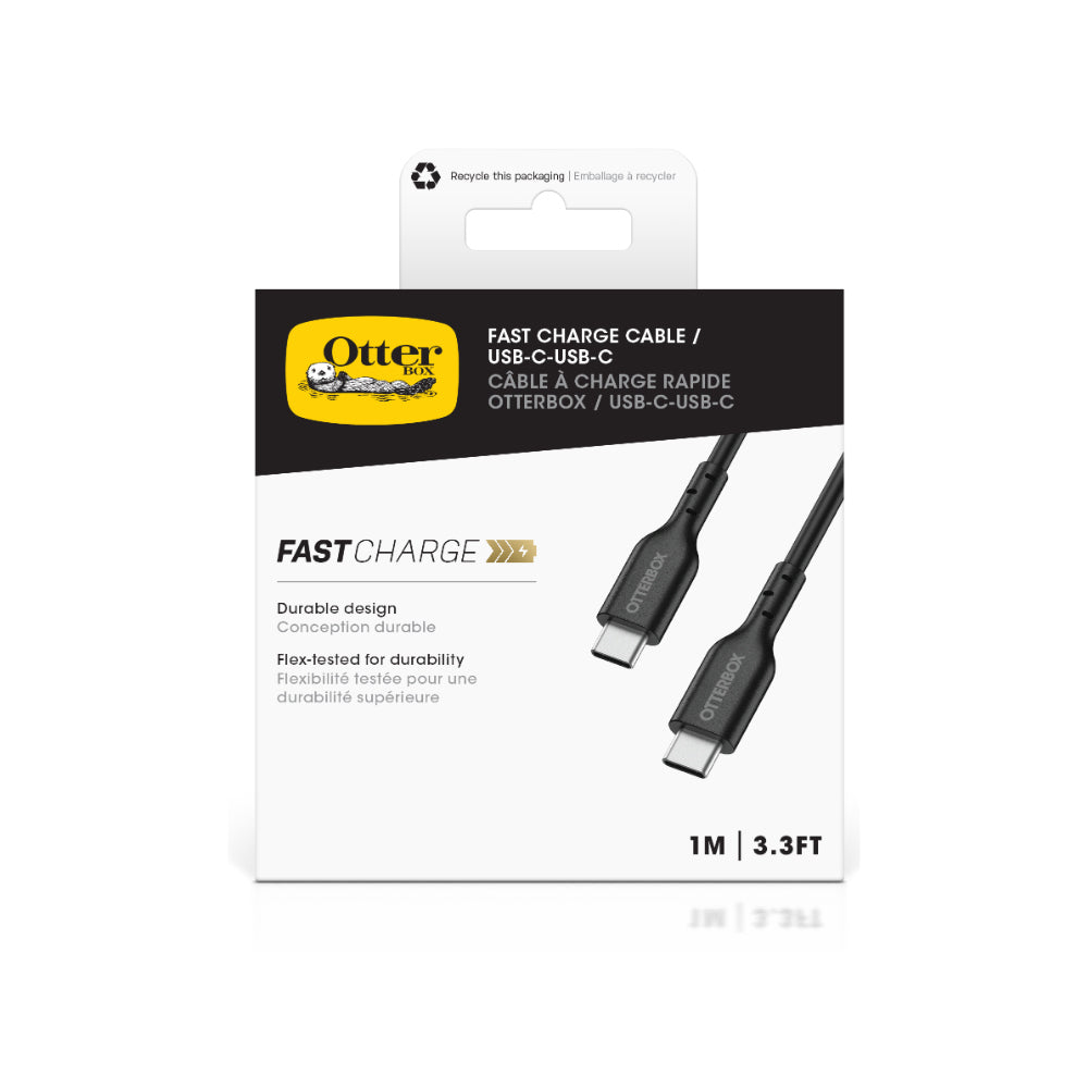 2PK OtterBox Standard Charging Cable USB-C/USB-PD 1m - Black