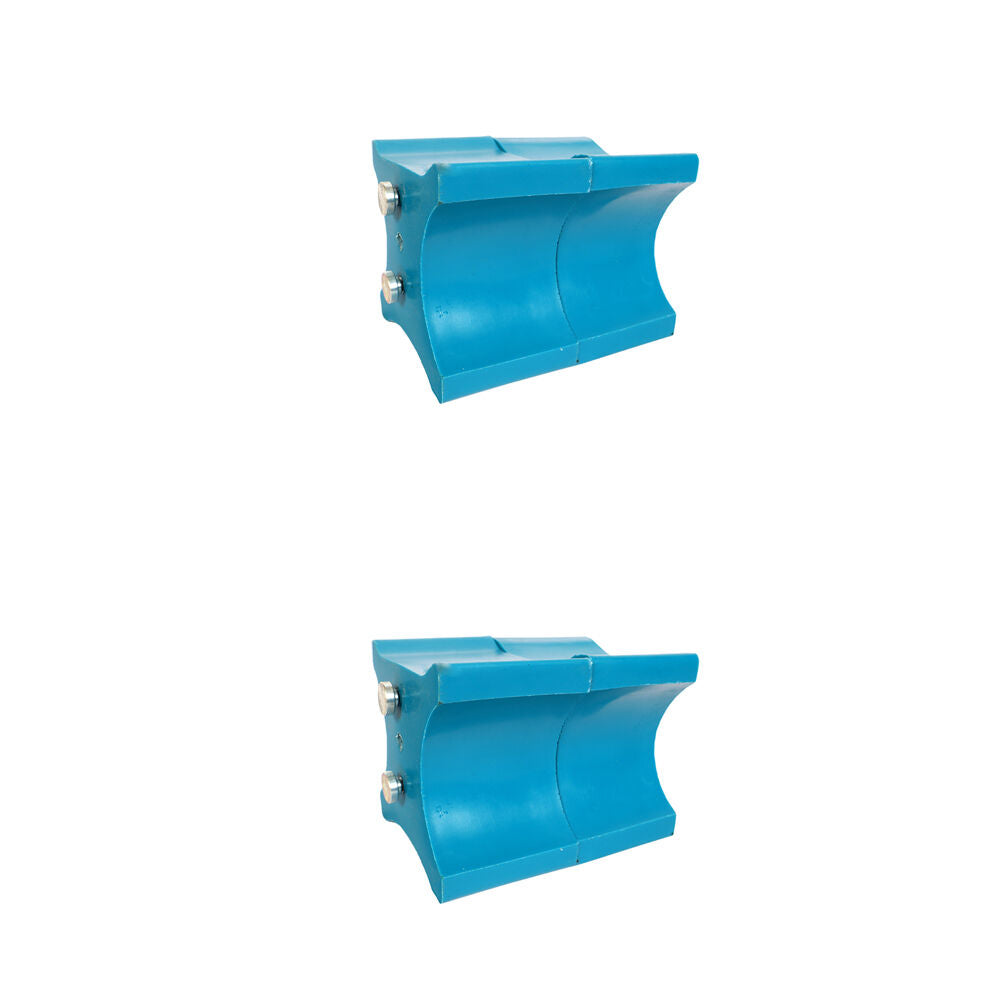 2x 2pc AgBoss Equestrian Show Jumping Keyhole Jump Cup Inserts Teal