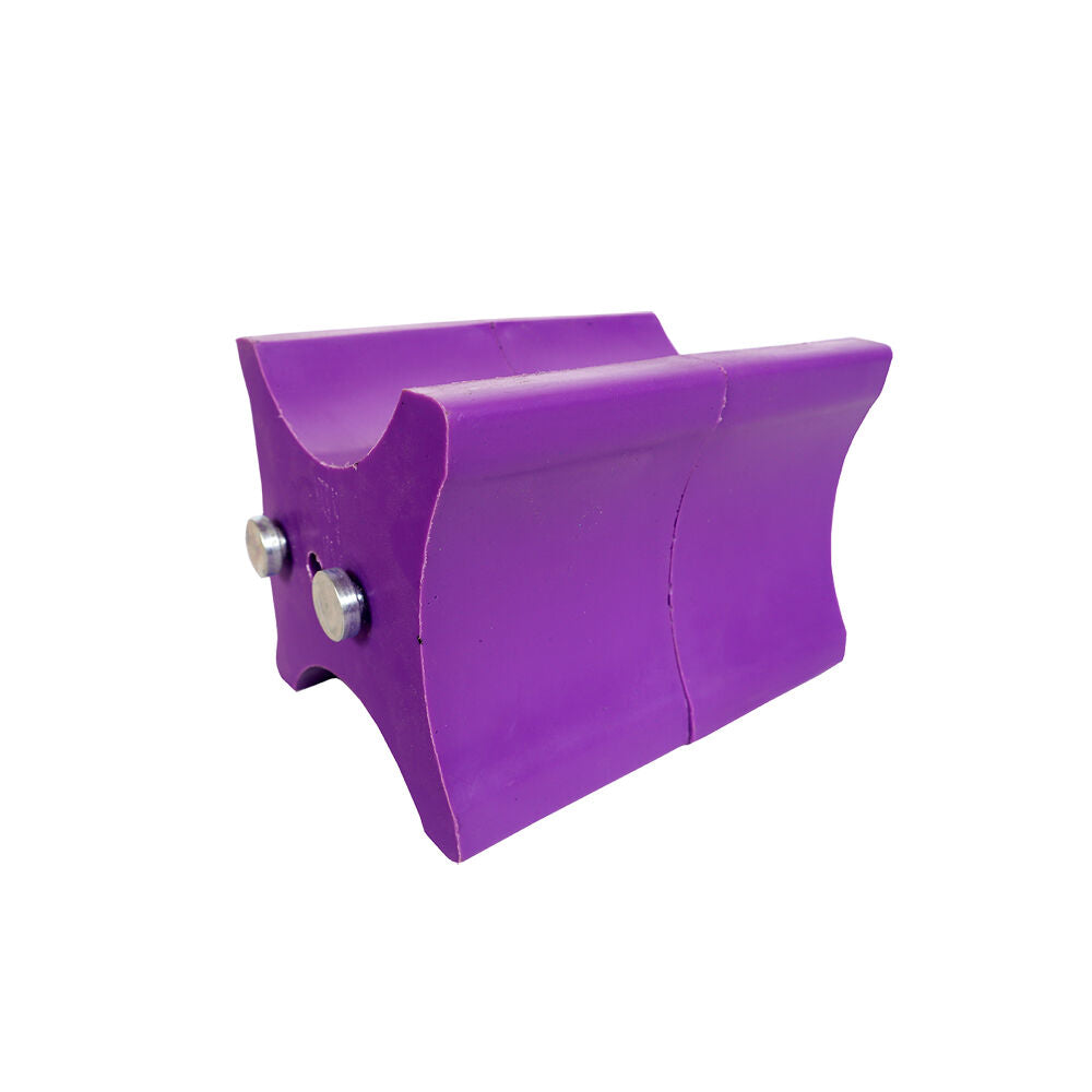 2pc AgBoss Equestrian Show Jumping Keyhole Jump Cup Inserts Purple