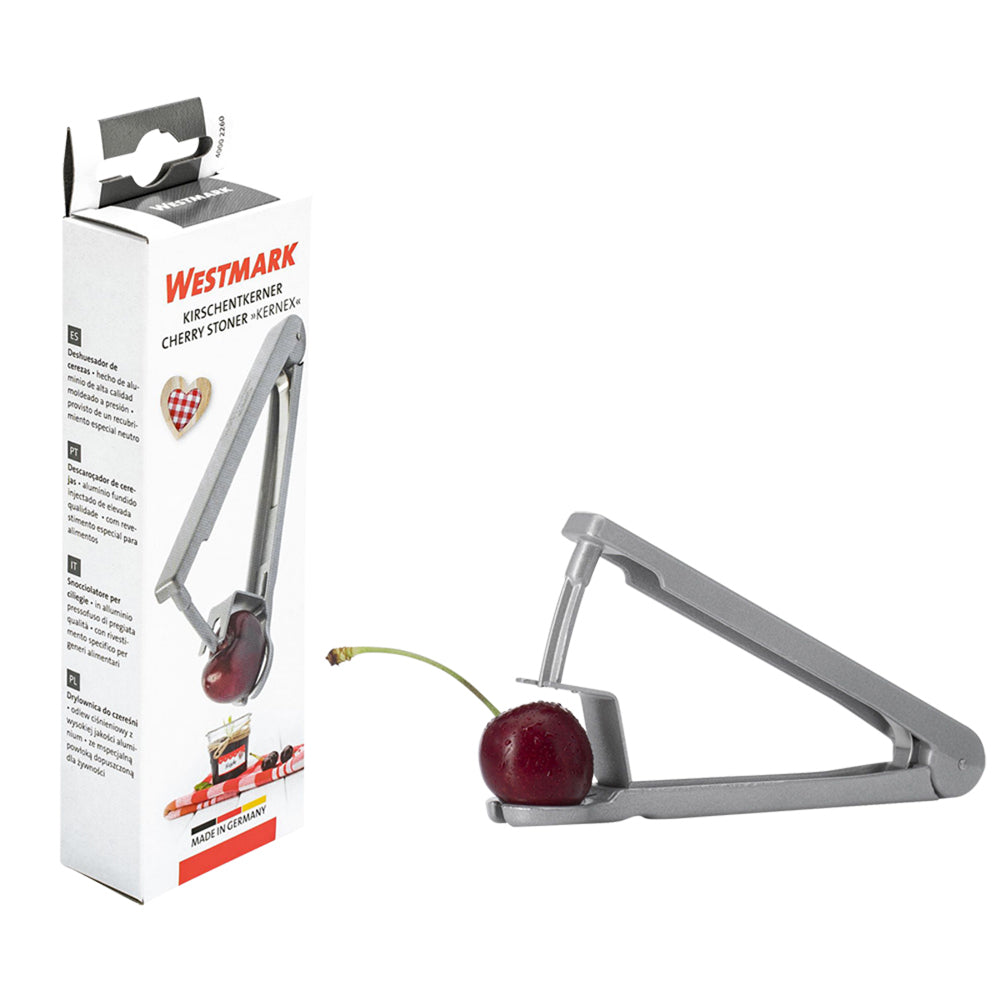 2PK Westmark Aluminium Handheld Kernex Cherry Stoner - Silver