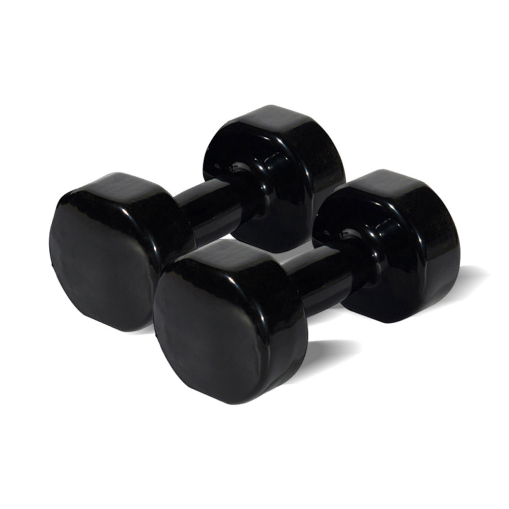 2PK Vinyl Dipped Weighted Dumbbell 6kg Home Gym Workout Set