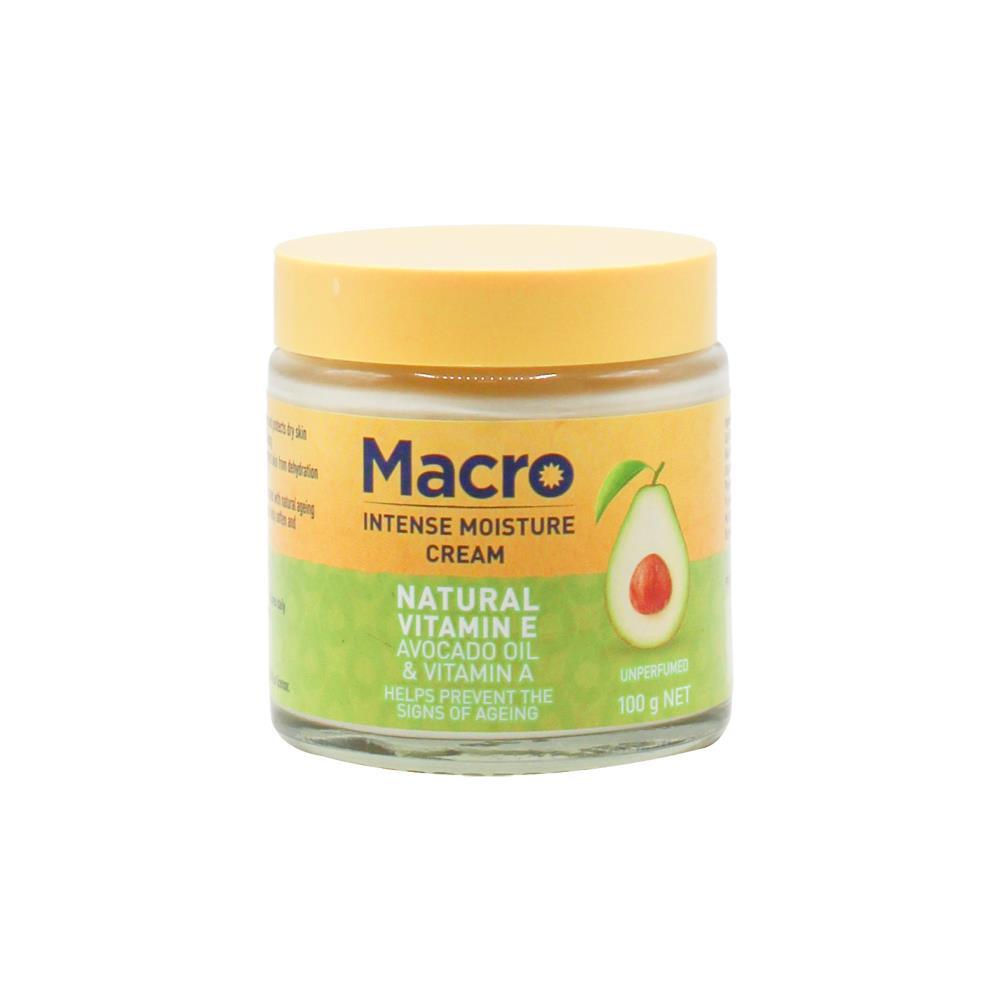 6PK Macro 100g Intense Moisture Cream w/ Natural Vitamin E
