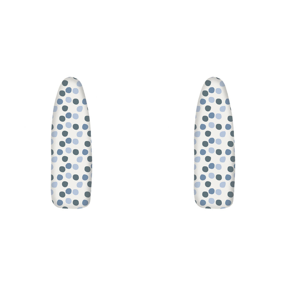 2PK Hills Reversible Blue Dots Large/XL Ironing Board Cover w/ 7mm Padding