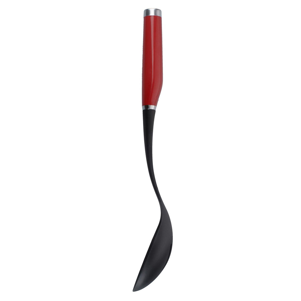 3PK KitchenAid Nylon Slotted Cooking Spoon 34cm - Empire Red