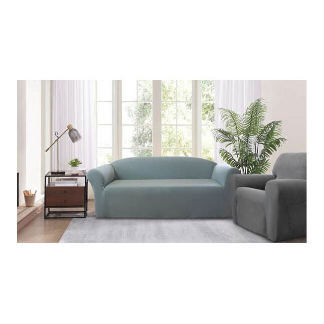 Elan Urban Sofa Cover Stretch Couch Slipcover - Seafoam 147-184cm