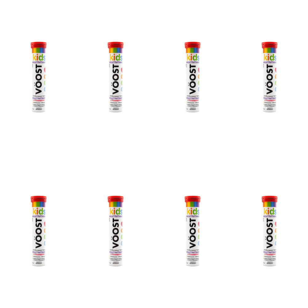 160pc Voost Kids Multivitamin Effervescent Tablets Strawberry Flavour